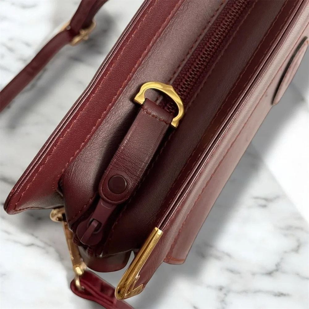 CARTIER Portfolio Large Clutch Crossbody bag ❤️ - Picture 8 of 15